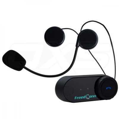 Manos Libres Bluetooth Freedconn T-Com Vb Para Casco Moto Con Intercomunicador Y Radio Fm