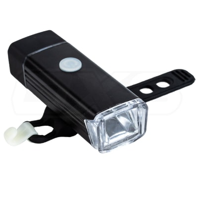Luz led delantera para bicicleta aluminio 5w 180 lumens recargable con secuencias estroboscópicas MC-QD0012
