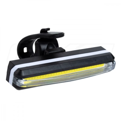 luz led para bibicleta bi color recargable usb blanco / rojo RPL-2266