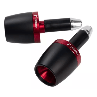 Topes para puño volante moto moxi cnc rojo