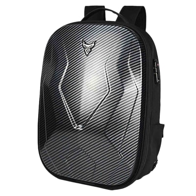 Mochila para moto motocentric rigida expandible de 29 a 45 litros mc-0123