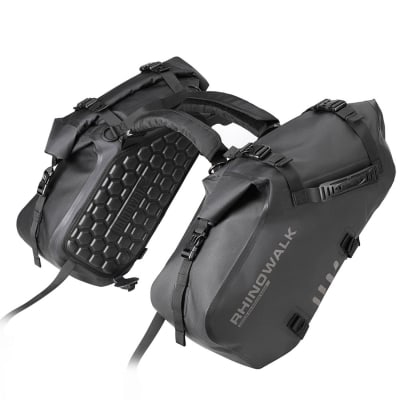 Bolsos laterales para moto Rhinowalk MT1428 28 litros impermeable1