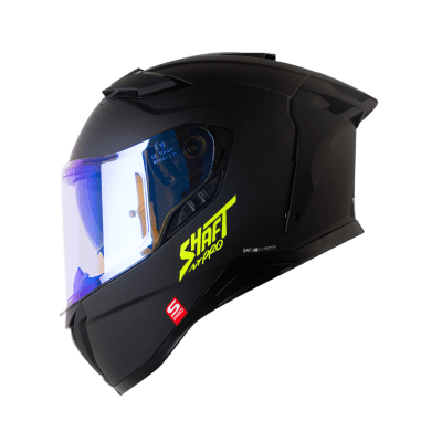Casco moto shaft pro 606sp solid ng am integral con sun visor (V/SV)1