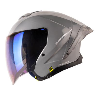 Casco moto shaft 246sp solid gr sl abierto