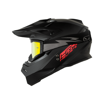 Casco moto hro MX03 solid ng rj enduro motocross offroad