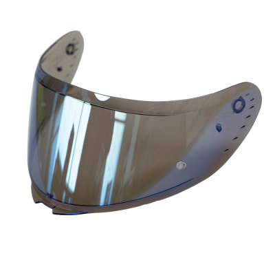 Visor de repuesto para casco moto shaft 526sp light iridium azul