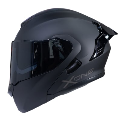 Casco moto xone 3000rs solid n.m sm abatible sun visor1