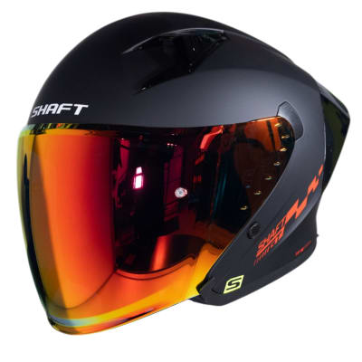 Casco moto shaft 226 gt solid n.m rj abierto