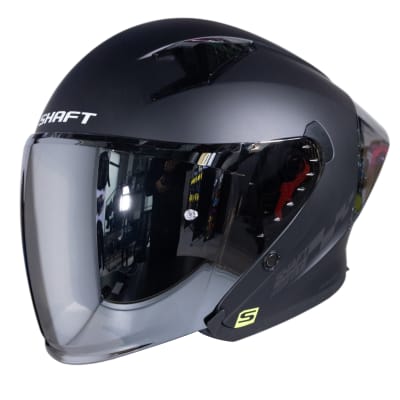 Casco moto shaft 226 gt solid n.m sl abierto