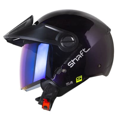 Casco moto shaft 212 solid camaleon.az.mr sl abierto jet