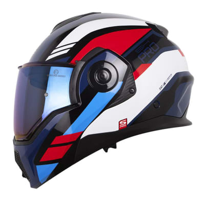 Casco moto shaft pro 4160 move toe n.b az abatible dual1