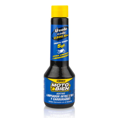 Aditivo limpia inyector y carburador simoniz motobien 60ml