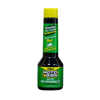 Aditivo Bio-oxigenador con nitro potencia Simoniz motobien 60ml