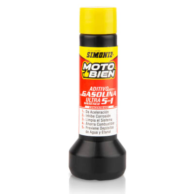 Aditivo gasolina moto ultra 5 en 1 simoniz motobien 15ml