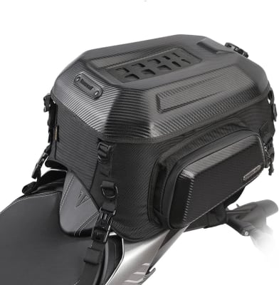 Bolso de cola para moto Rhinowalk MT2335 expandible de 23 a 35 litros Impermeable
