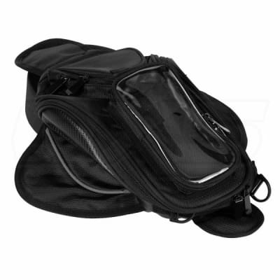 Mini bolso de estanque para moto 5,7 litros magnético + correa1