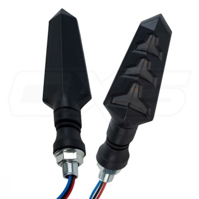 Intermitentes para moto led secuenciales lambo1