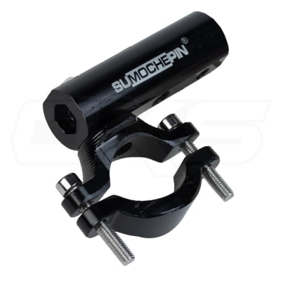 Soporte para accesorios de moto con base para manillar hasta 30mm metal cnc1