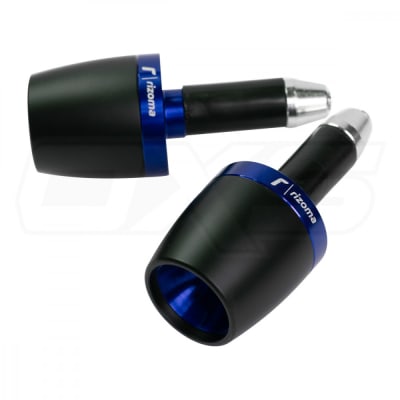 Topes para puño volante moto moxi cnc azul1