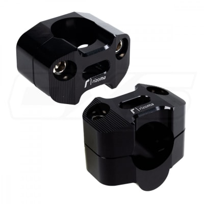 Set de alzador de 10mm con cambio de medida de volante moto de 22 a 28mm moxi1