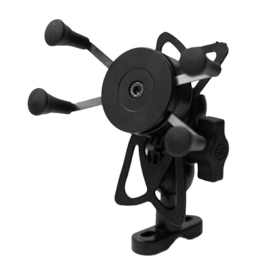Soporte para celular moto moxi con base para espejo o volante tipo x