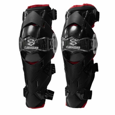 Rodilleras articuladas cuirassier k09 para moto