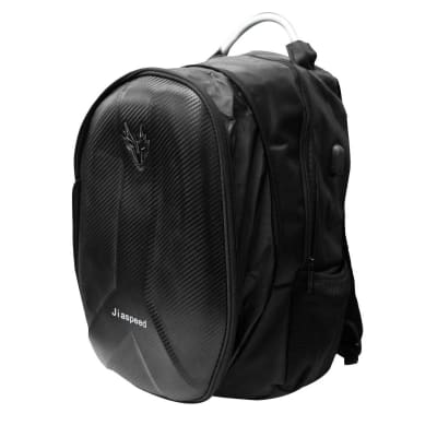 Mochila para moto jiaspeed b11 tapa rígida expandible 27 a 43lts1