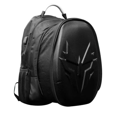 Mochila para moto jiaspeed b12 tapa rígida expandible 16 a 33lts