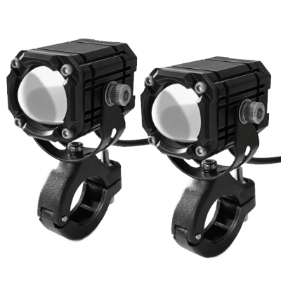 Set de neblineros led para moto hk lupa 15w