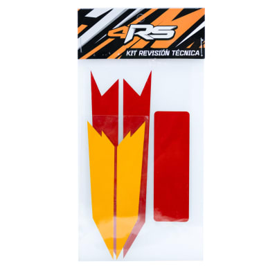 Kit de adhesivos reflectantes revisión técnica 4rs1
