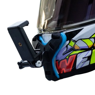 Set de accesorios para camaras de acción y celular frontal casco moto x-60-2