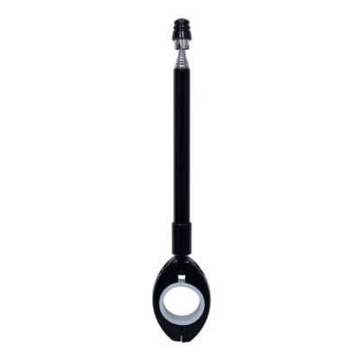 Antena corta hilo curado para moto retractil negra para manillar1