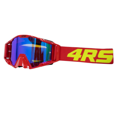 Antiparras para moto 4rs evo rojo motocross enduro mtb1