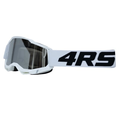 Antiparras para moto 4rs lite blanca motocross enduro mtb1