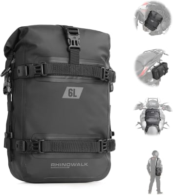Bolso impermeable para moto rhinowalk mtr2206 6 litros dry bag