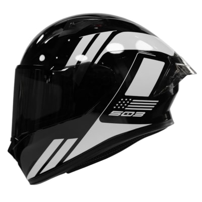Casco moto ich 503 neza bl sm integral certificación dot qr