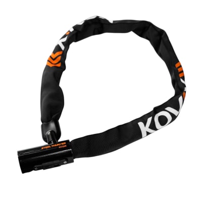 Cadena eslabon con alarma kovix kcq08-100 para moto 120db1