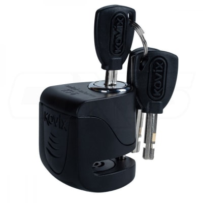 Candado disco moto kovix con alarma ks6 negro