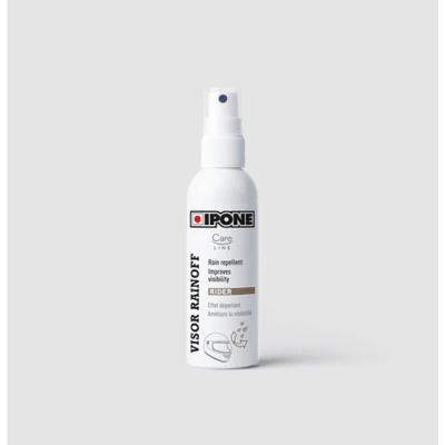 Spray anti lluvia para visor de casco moto ipone rain-off 100ml