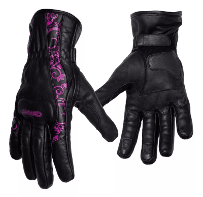 Guantes Para Moto Armad Gear Belen Mujer Cuero Thinsulate 3m