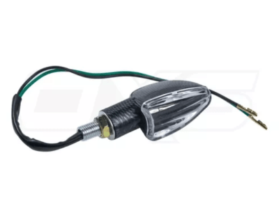 Intermitente para moto tipo carbon