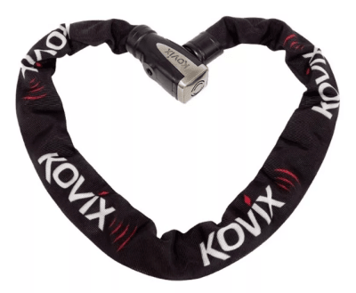 Cadena Con Eslabón Reforzado Kovix Con Alarma 8mm X 120cm1