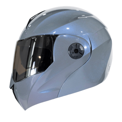 Casco moto ich 3110 solid camaleon gr.sl abatible con sun visor certificación dot 3cv