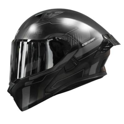 Casco moto ich 3120 trade gr.os abatible con sun visor certificación dot1