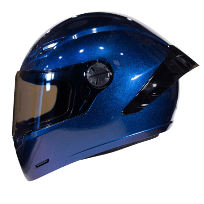 Casco moto ich 501sp camaleon azul integral certificación dot qr