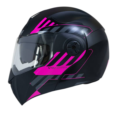 Casco moto ich 3110 cicu fc abatible con sun visor certificación dot 3cv