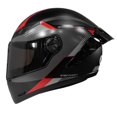 Casco moto ich 501 sp kyanu n.m gr/rj sm integral1