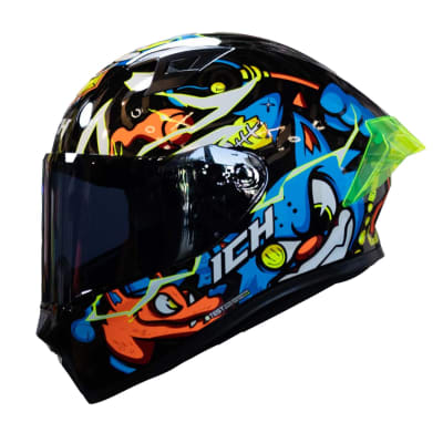 Casco moto ich 503 trick az sm integral certificación dot qr1