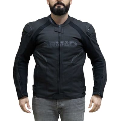 Chaqueta para moto armad gear vegas cuero1