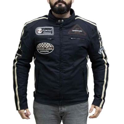 Chaqueta para moto armad gear skull edicion limitada